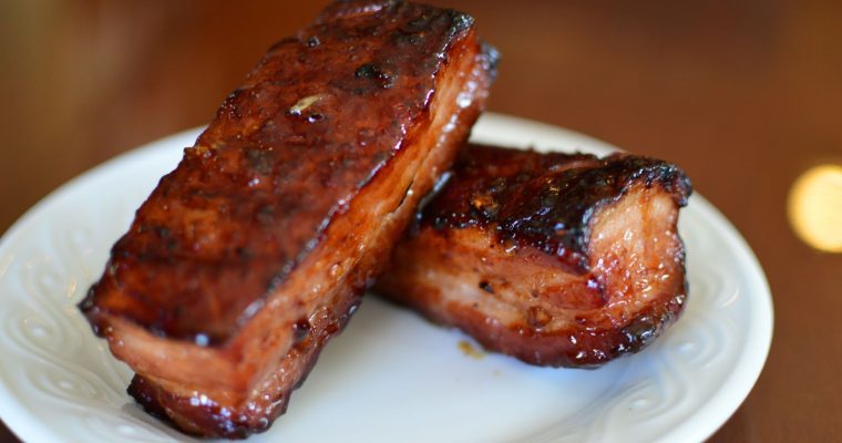Smoked Chinese Char Siu (BBQ Pork Belly)