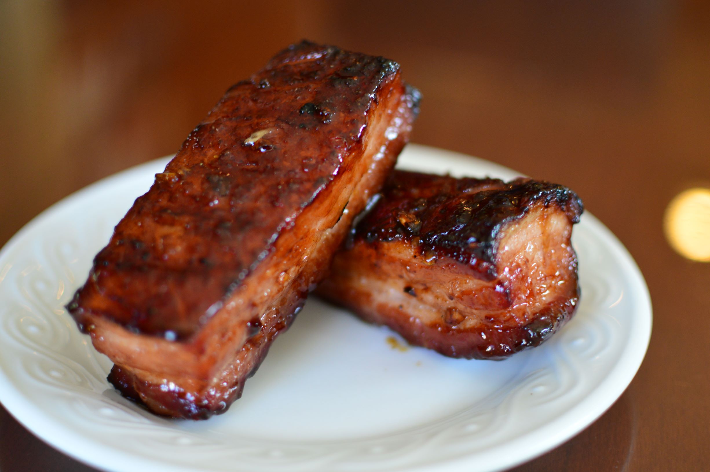 Smoked Chinese Char Siu (BBQ Pork Belly)
