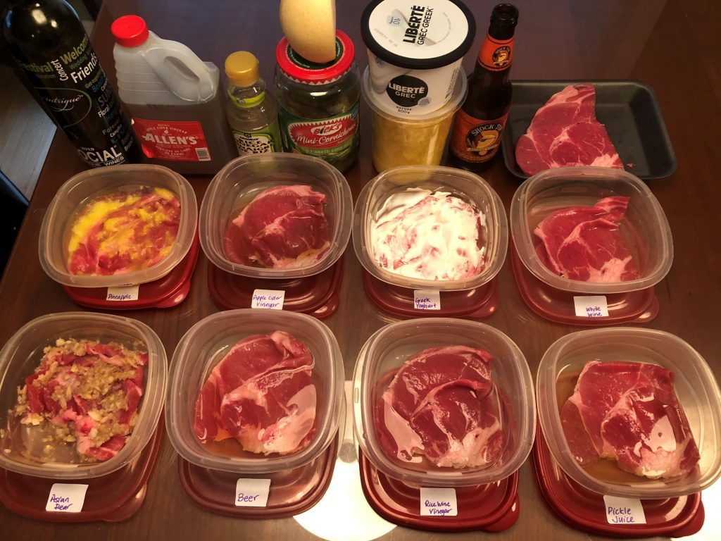 Marinade Experiment - Before