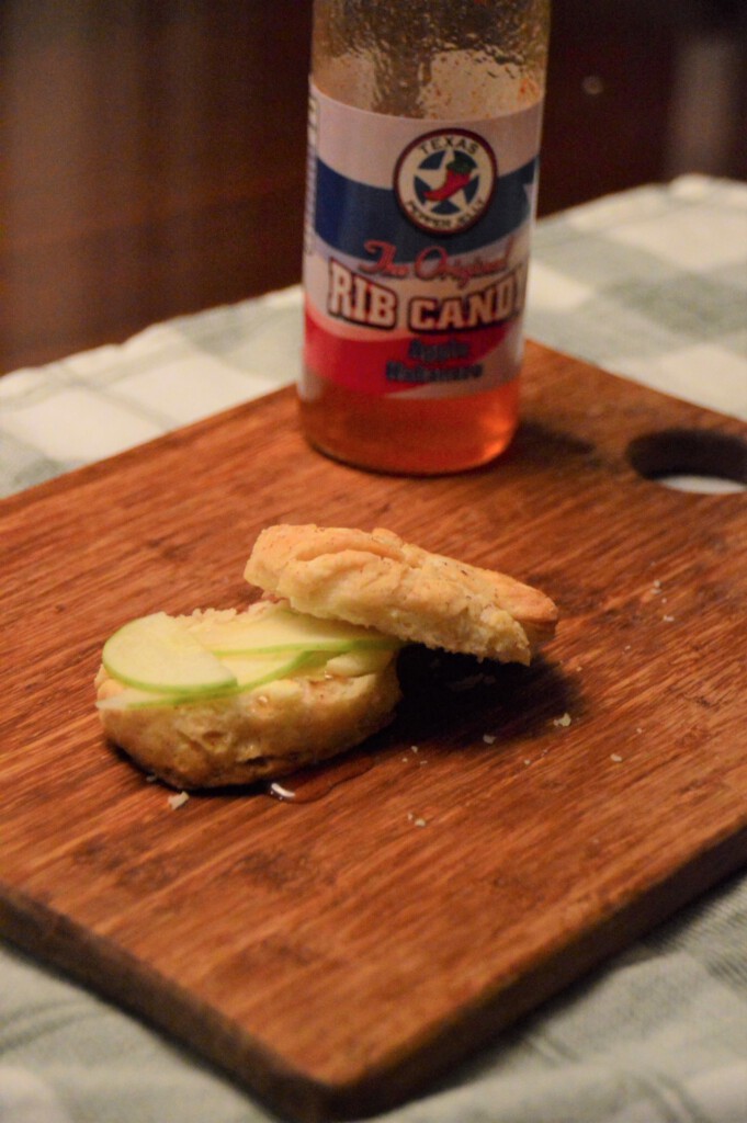 Apple Cider Biscuit with Texas Pepper Jelly Rib Candy - Apple Habanero