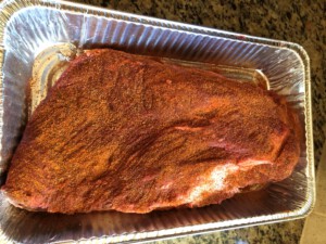 Whole Brisket - Rubbed with spice rub