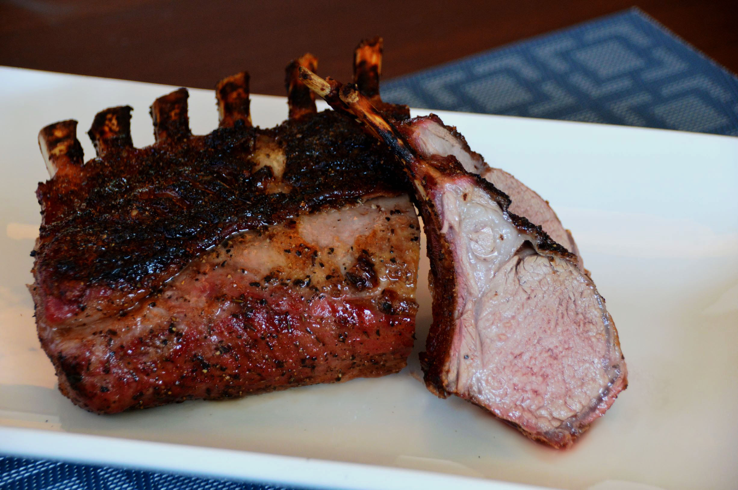 Smoked Rack of Lamb
